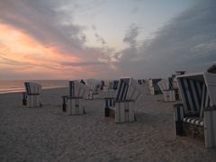 Strandkörbe am roten Kliff bei Kampen (3)