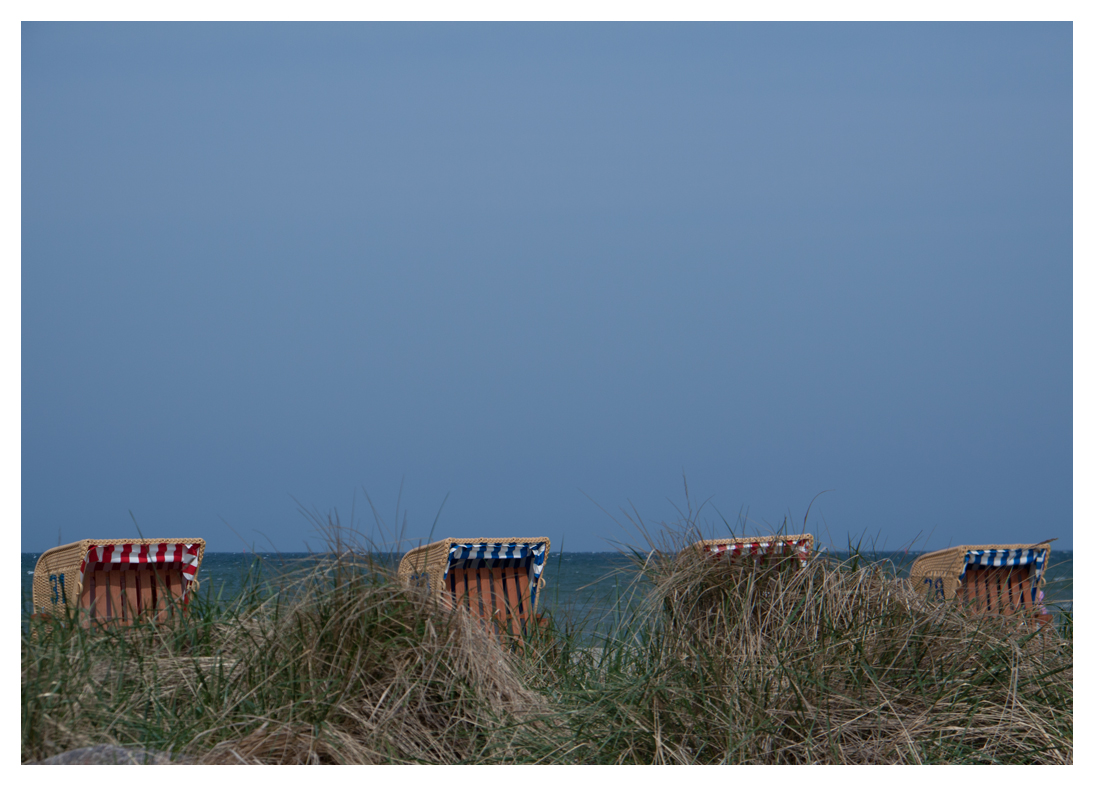 Strandkörbe am Strand