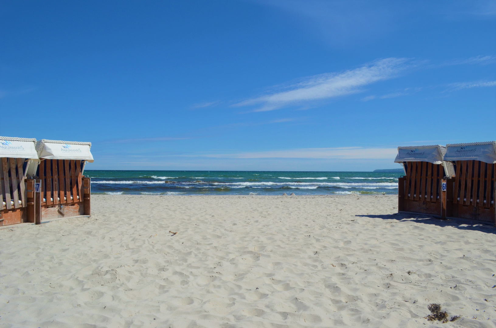 Strandkörbe am Strand 