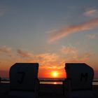 Strandkörbe am Strand von Norddorf