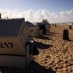 Strandkörbe am Strand von Westerland / Sylt