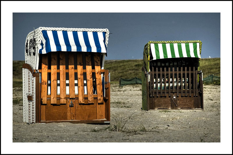 Strandkörbe an der Nordsee