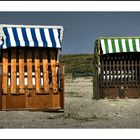 Strandkörbe an der Nordsee