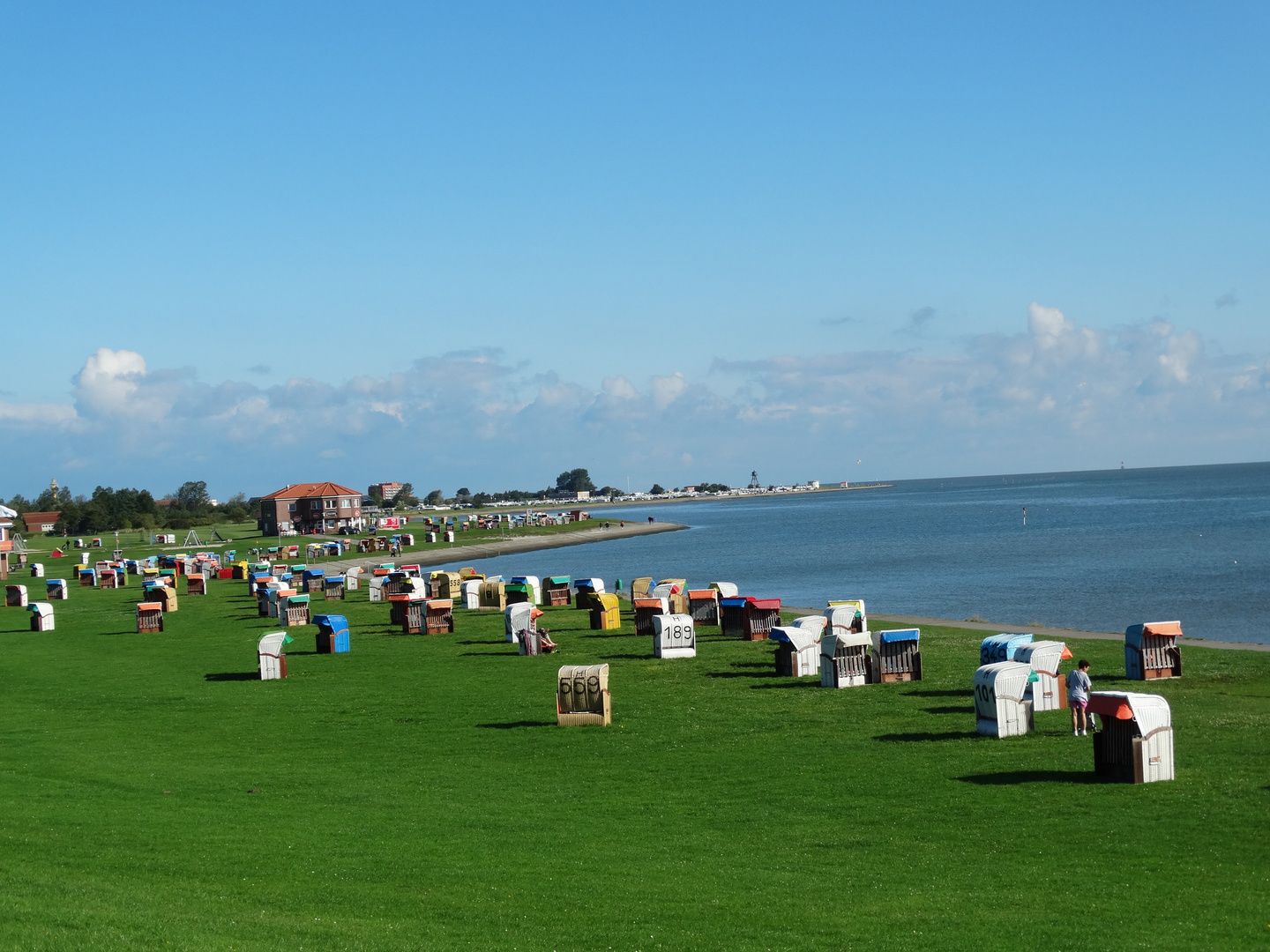 Strandkörbe an der Nordsee