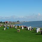 Strandkörbe an der Nordsee