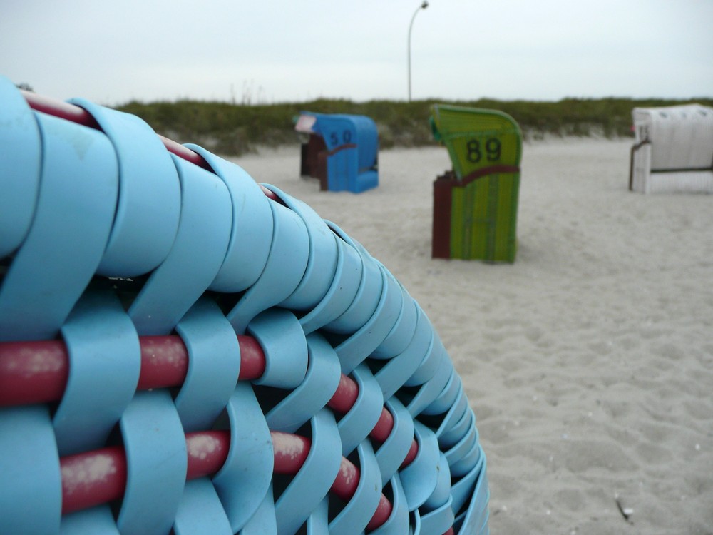 Strandkörbe an der Ostsee