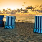 Strandkörbe an der Ostsee