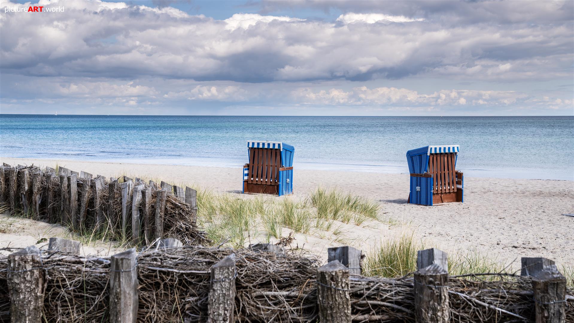 Strandkörbe an der Ostsee