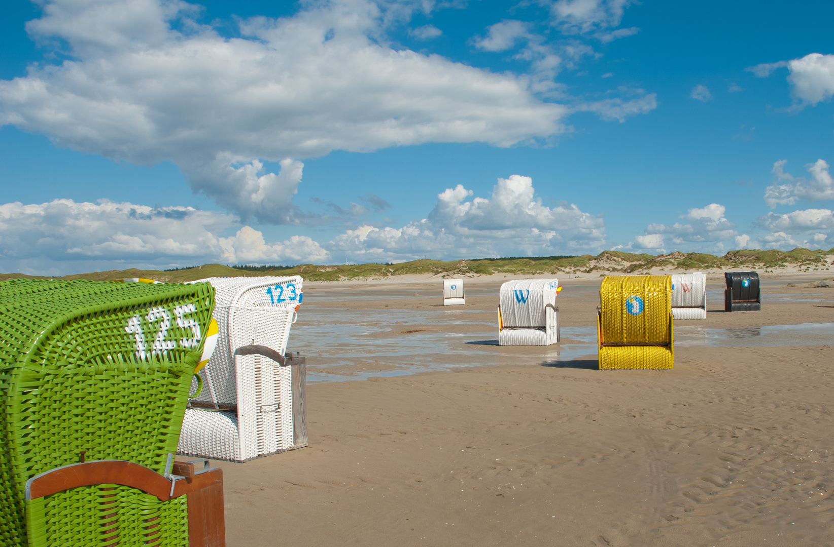 Strandkörbe auf Amrum