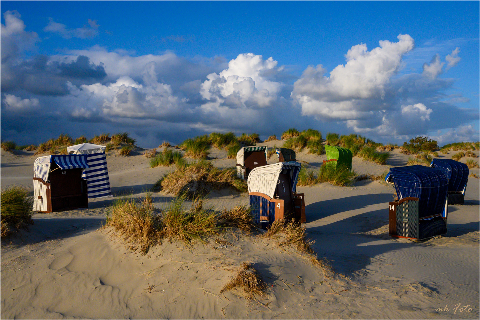 Strandkörbe auf Borkum