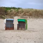 Strandkörbe auf Föhr