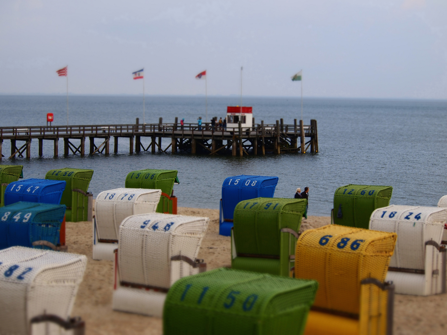 Strandkörbe auf Föhr