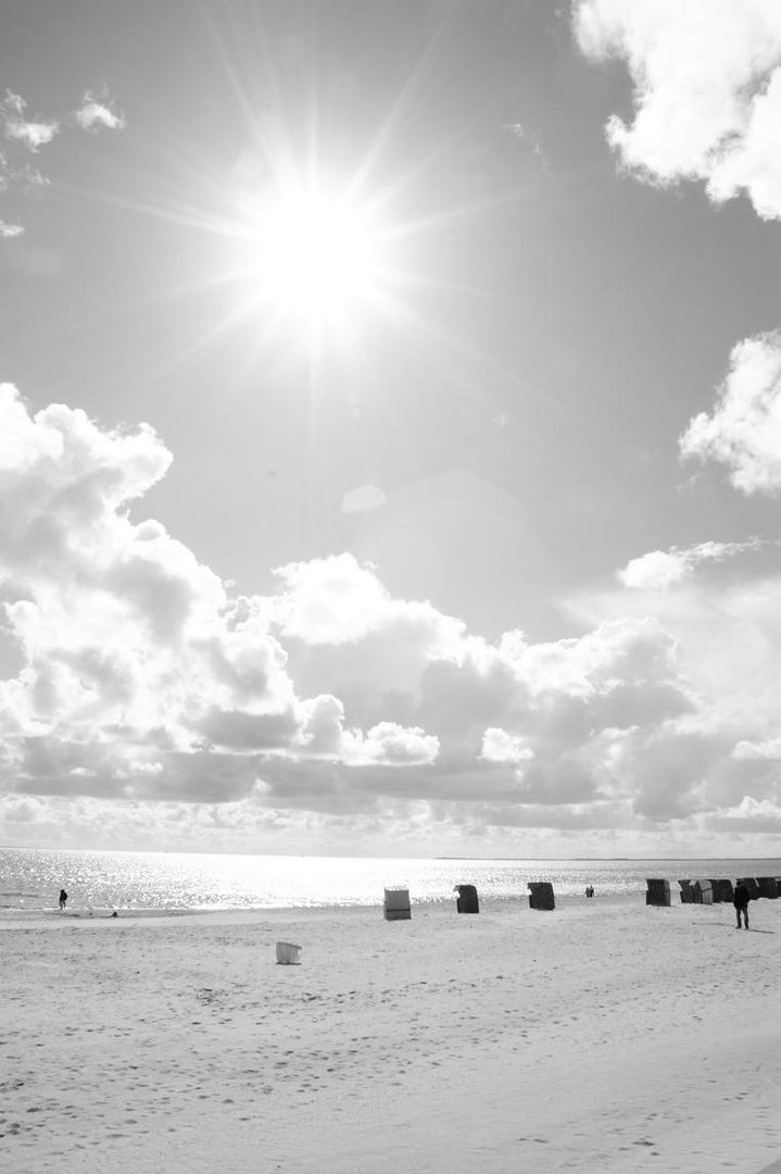 Strandkörbe auf Föhr bei Wyk