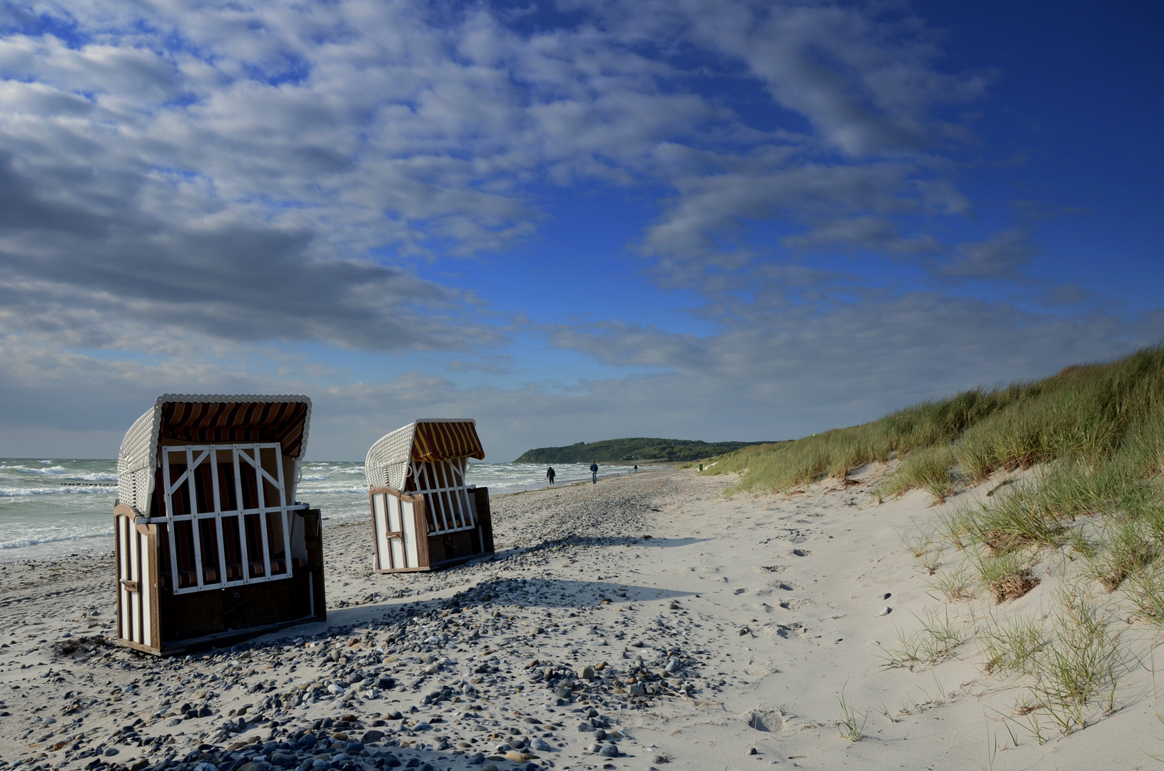 Strandkörbe auf Hiddensee