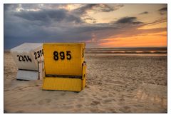 Strandkörbe auf Langeoog