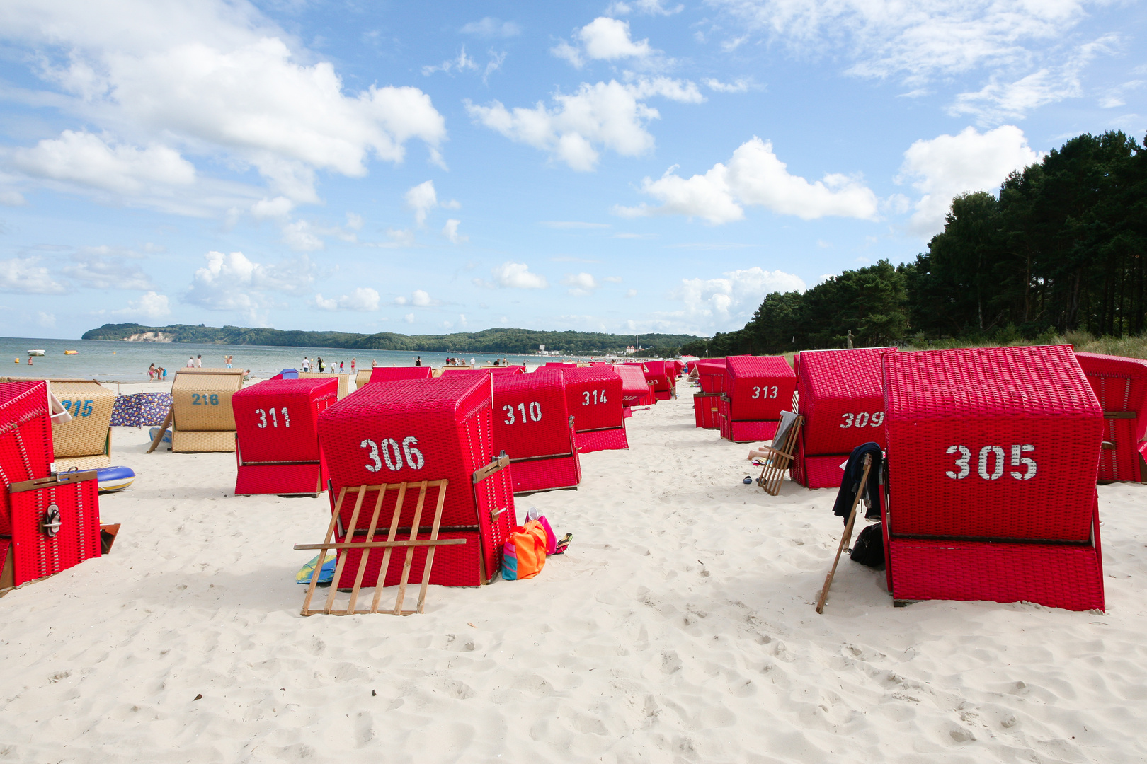 Strandkörbe auf Rügen