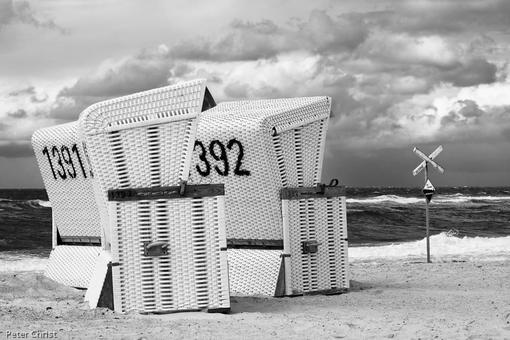 Strandkörbe auf Sylt