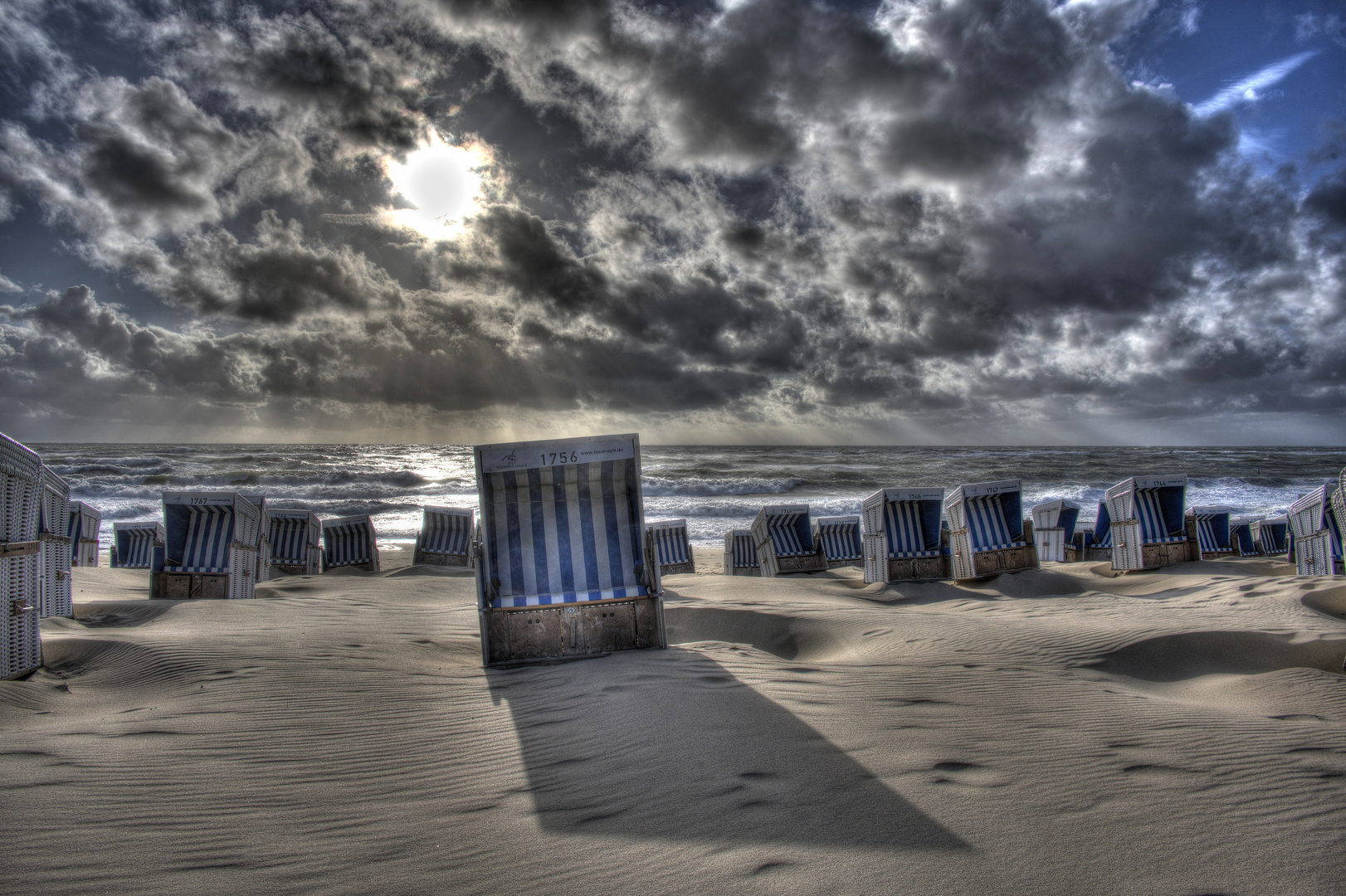 Strandkörbe auf Sylt (HDR)