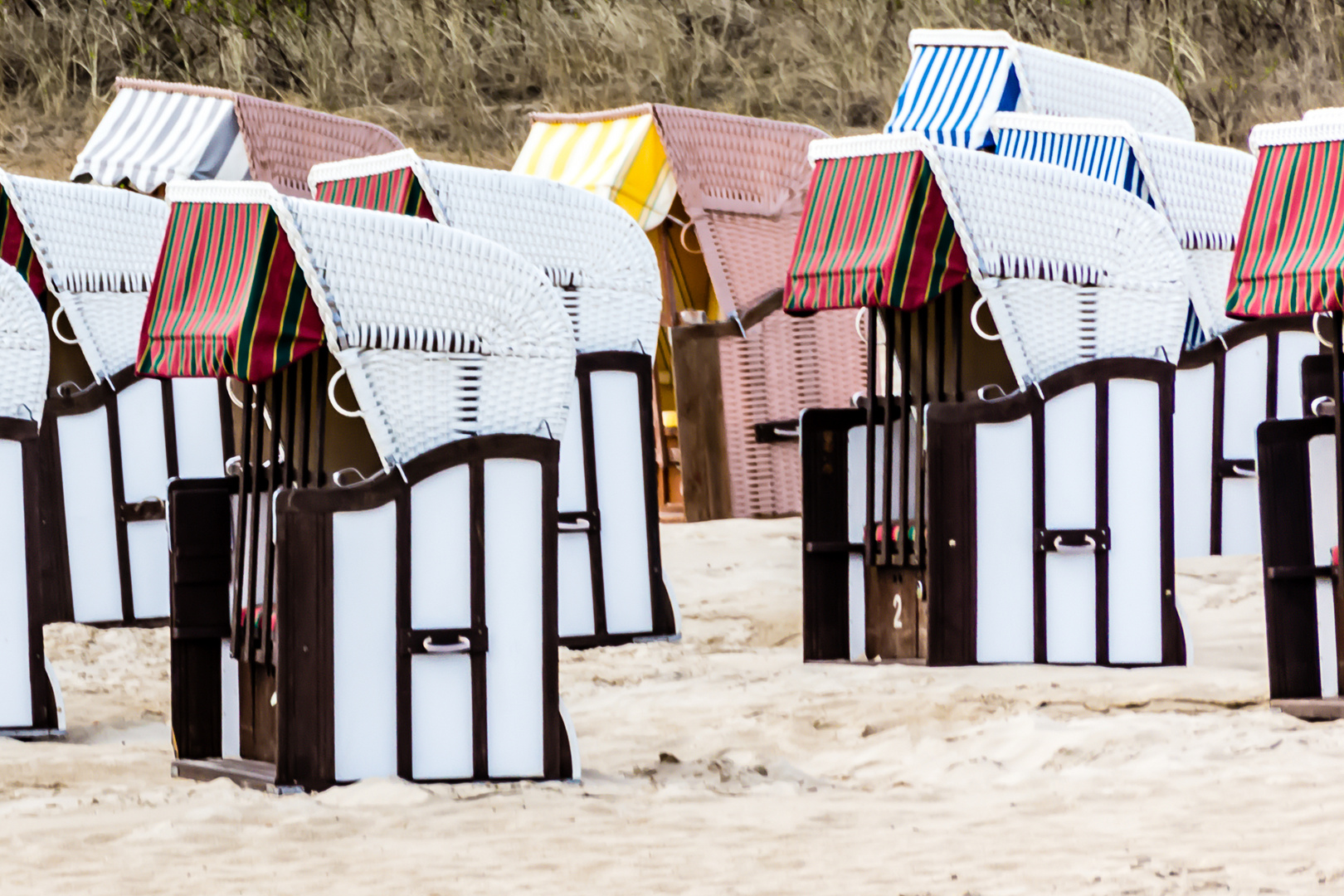 Strandkörbe auf Usedom