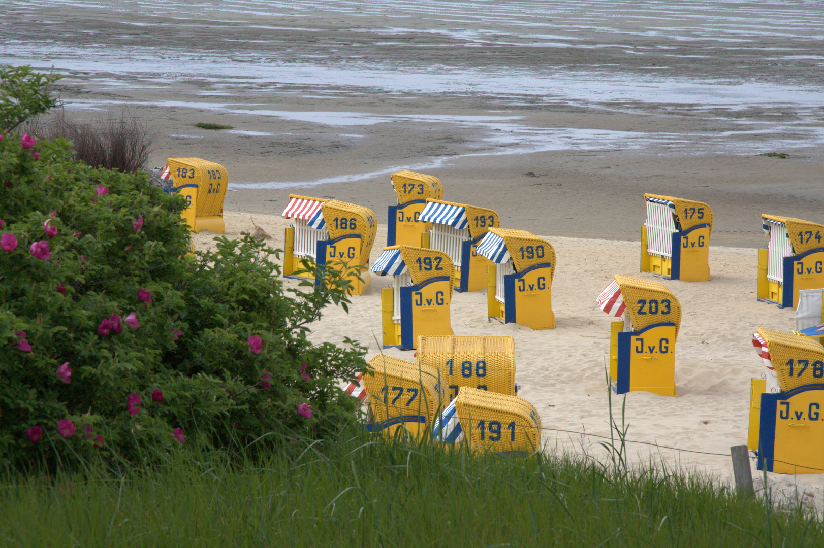 Strandkörbe bei Cuxhaven