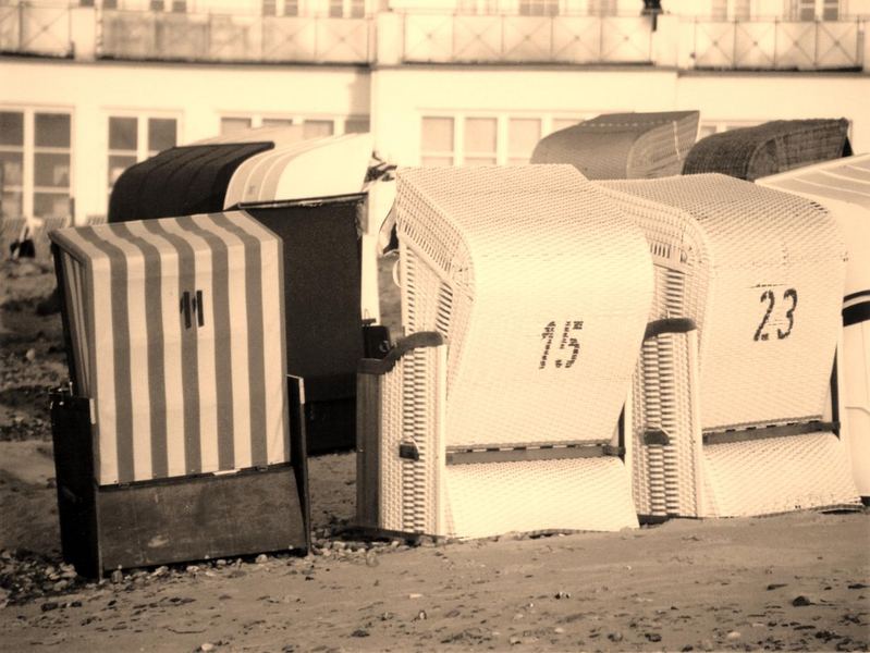 Strandkörbe bei Heiligendamm