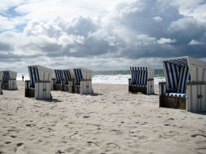 Strandkörbe bei Kampen