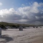 Strandkörbe im Sandsturm - Ostseebad Dierhagen