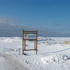 Strandkörbe im Schnee ?