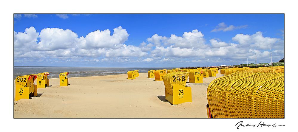 Strandkörbe in Cuxhaven