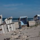 Strandkörbe in der Sonne