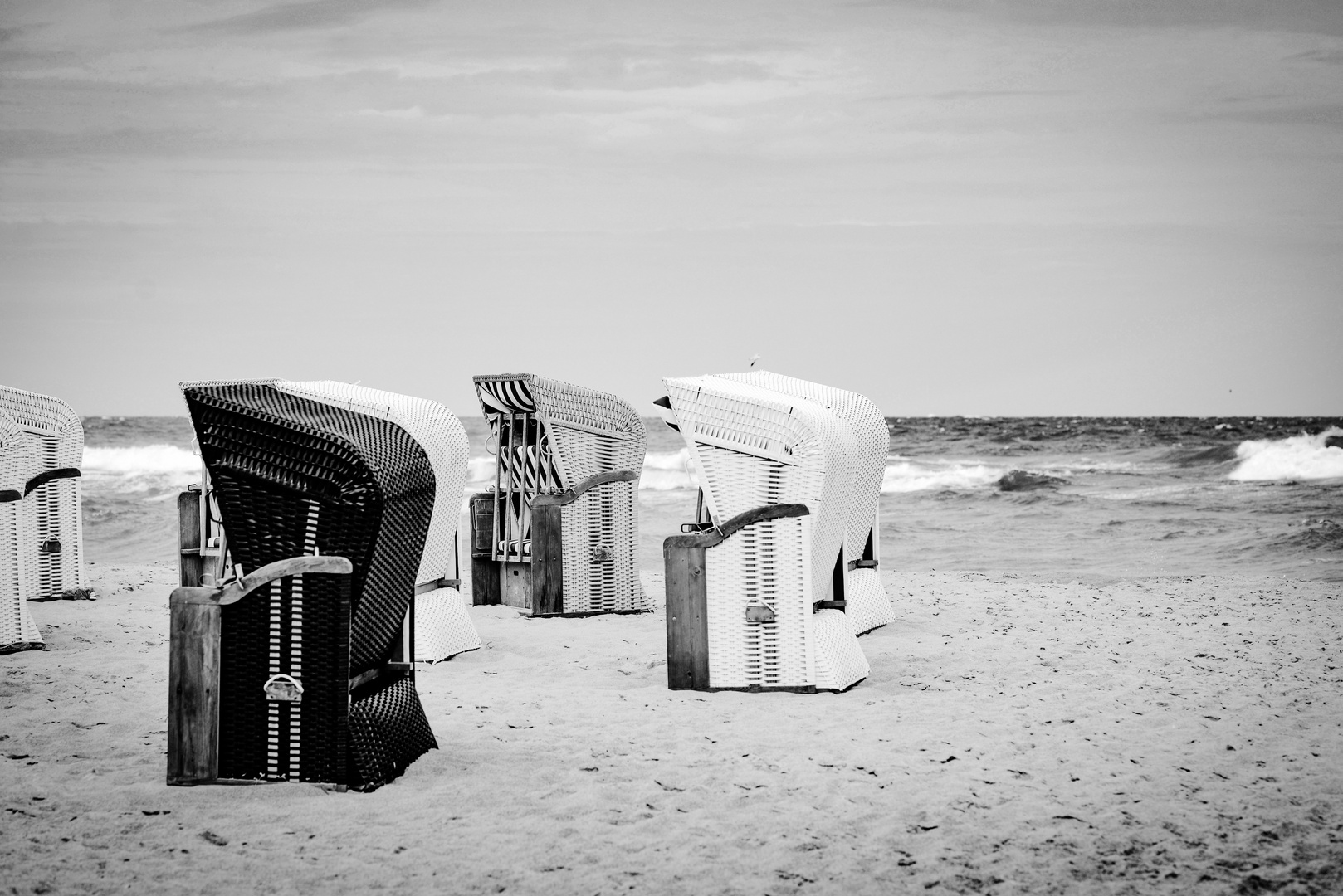 Strandkörbe in Kolobrzeg