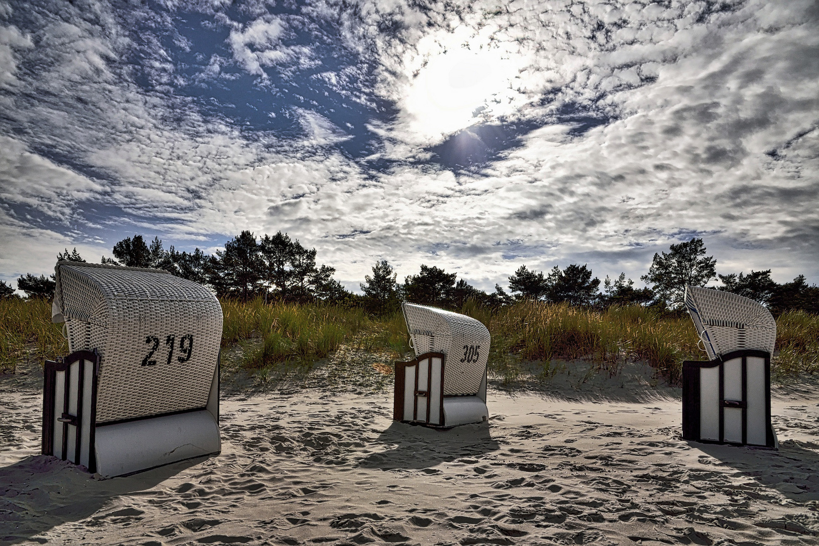 Strandkörbe in Prerow