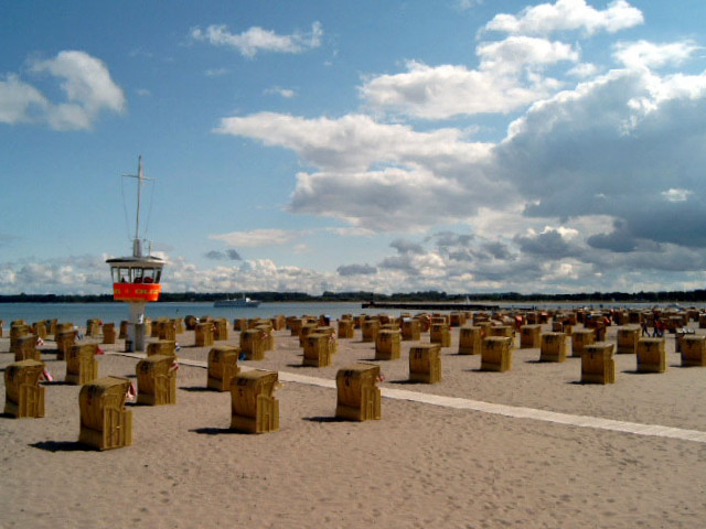 Strandkörbe in Travemünde