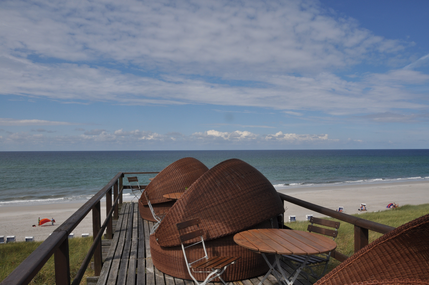 Strandkörbe mit Weitblick