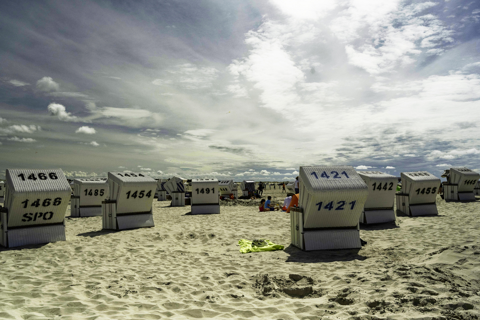 Strandkörbe Nordsee bei St. Peter Ording