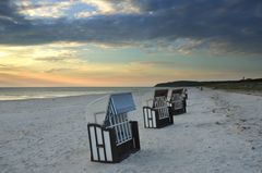 Strandkörbe Sunset Hiddensee