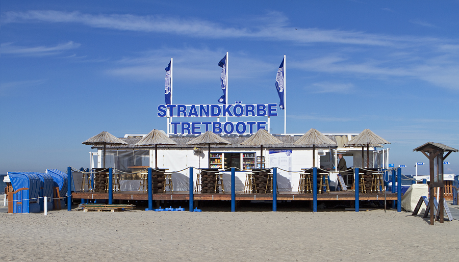 Strandkörbe, Tretboote ...