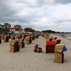 Strandkörbe und Strand