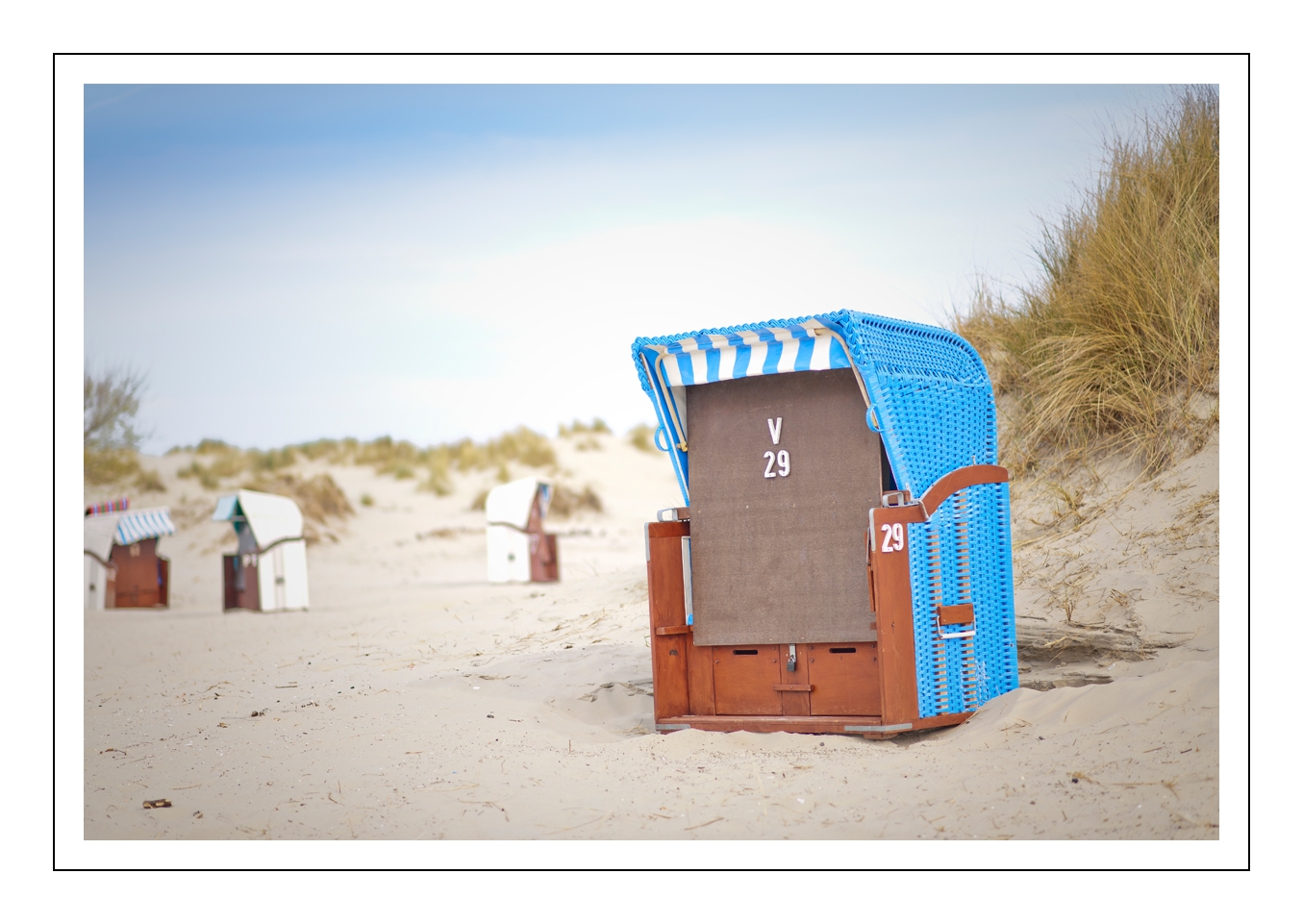 Strandkorb auf Borkum