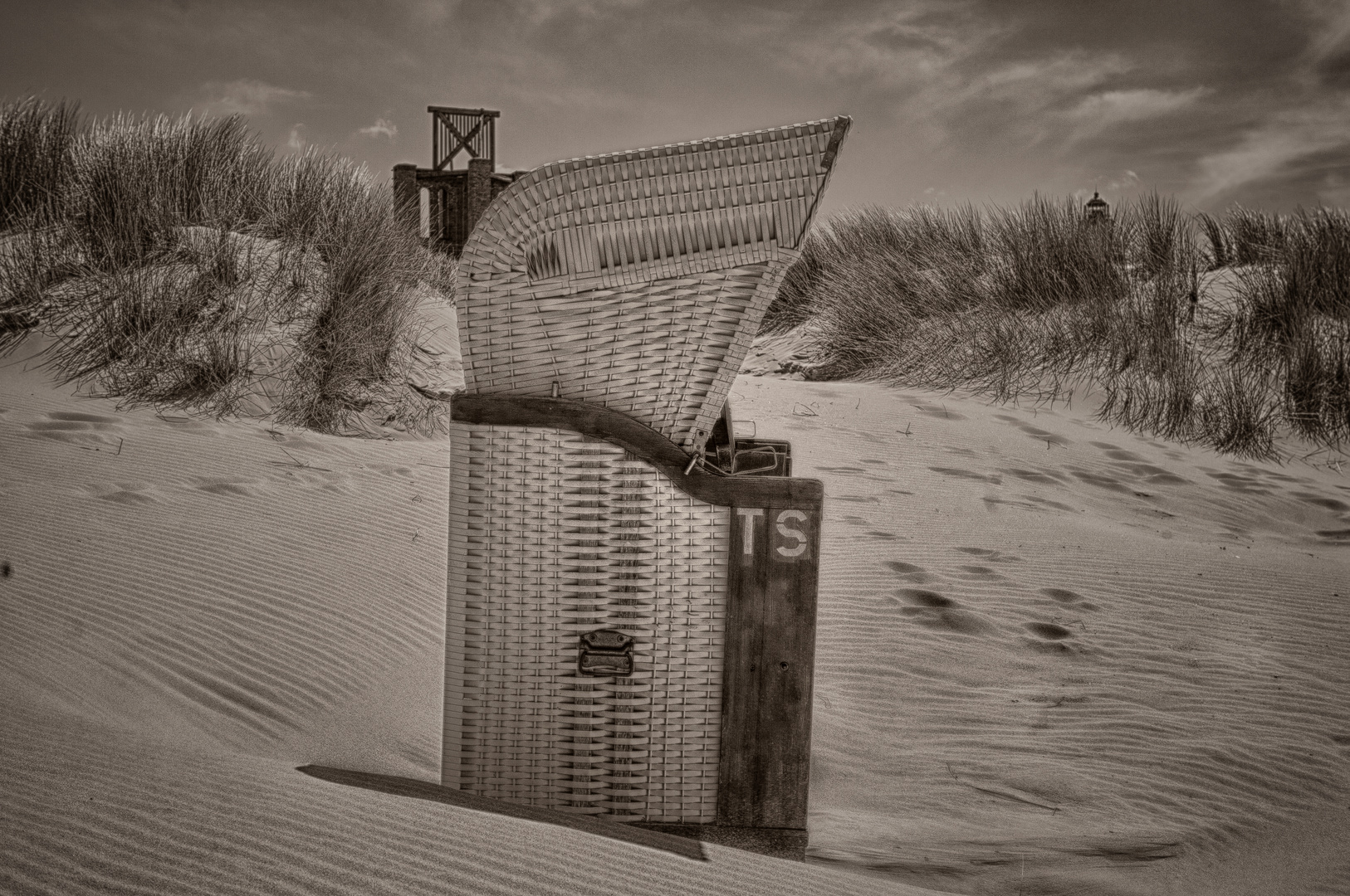 Strandkorb auf Borkum