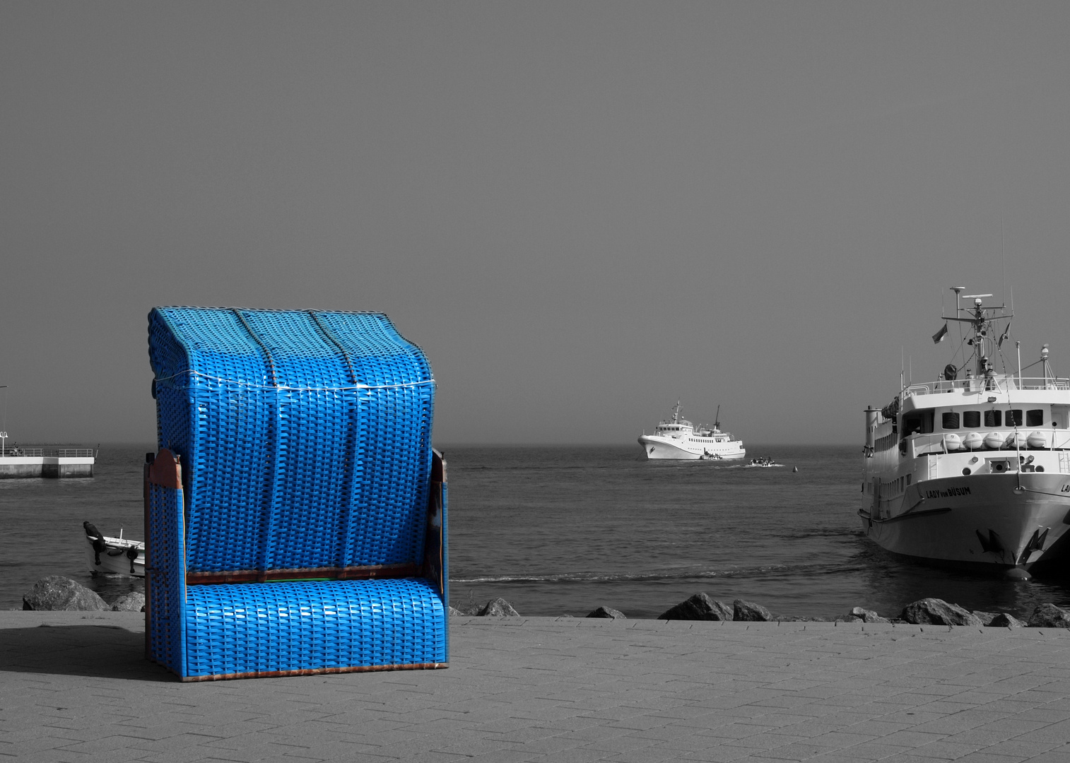 Strandkorb auf Helgoland