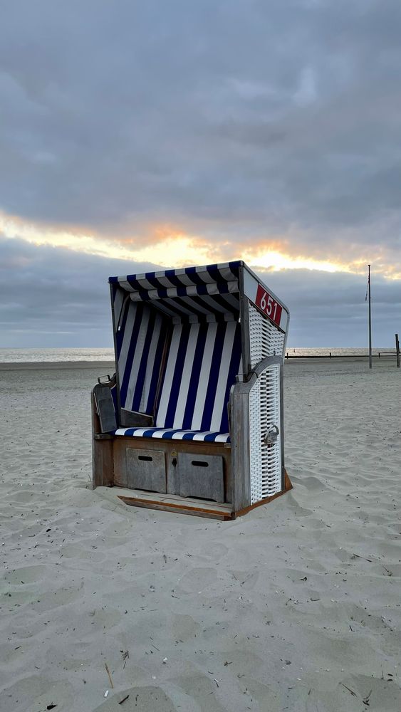 Strandkorb auf Norderney Foto & Bild natur Bilder auf