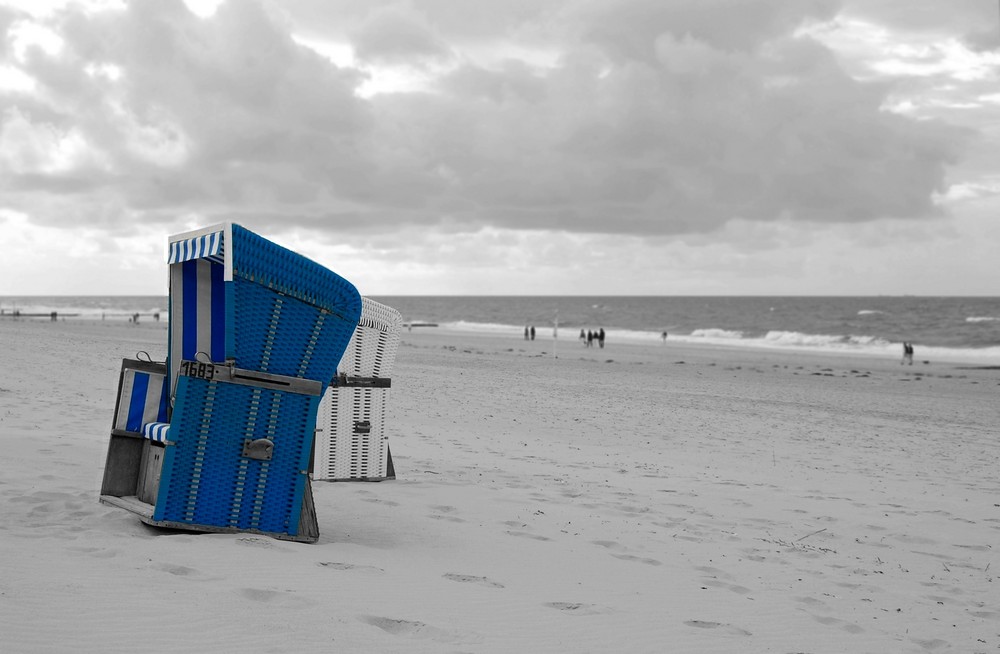 Strandkorb auf Sylt