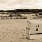 Strandkorb auf Sylt