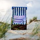 Strandkorb in den Dünen