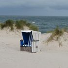 Strandkorb in den Dünen