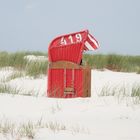 Strandkorb in den Dünen von Amrum (II)