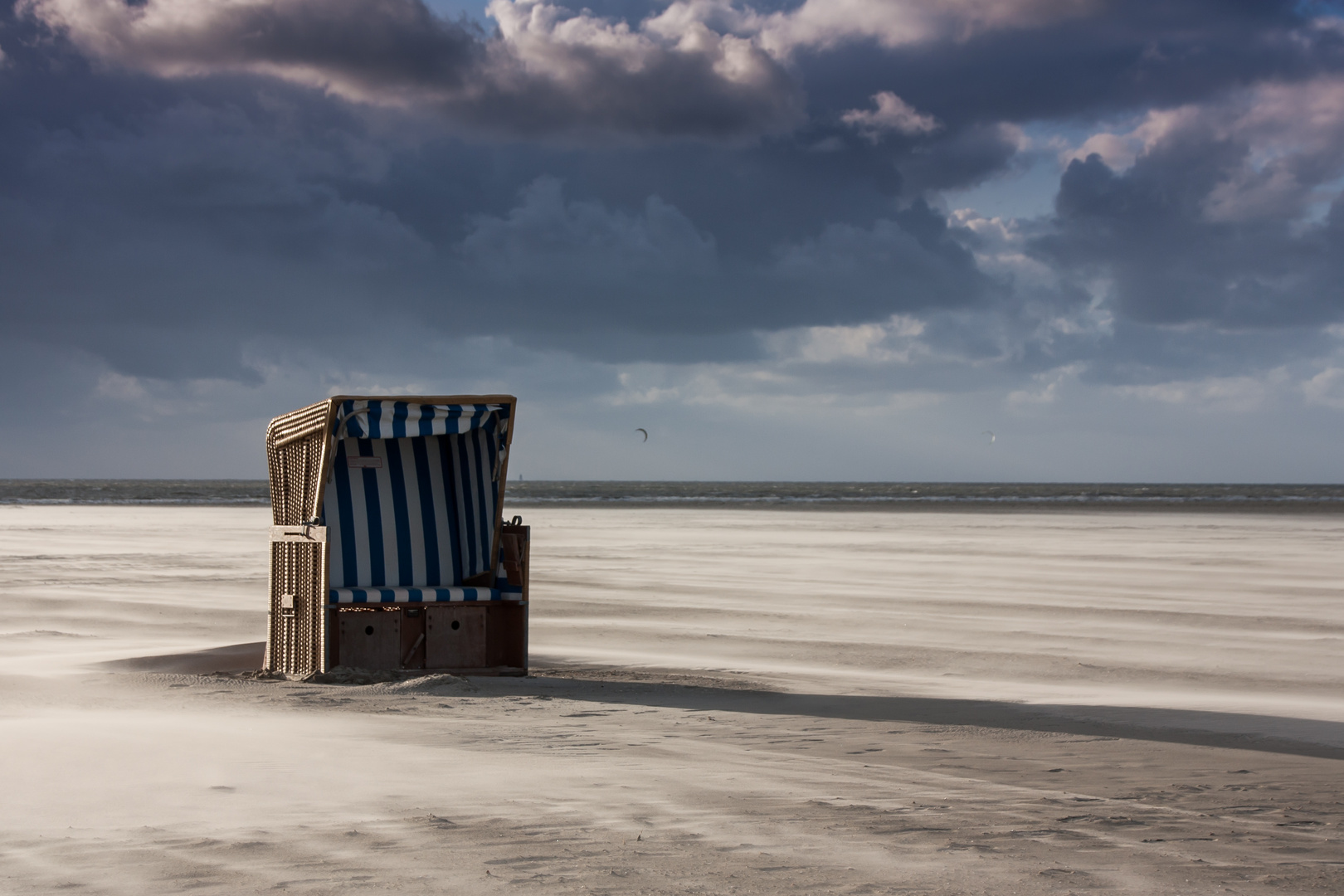 Strandkorb in Sankt-Peter Ording