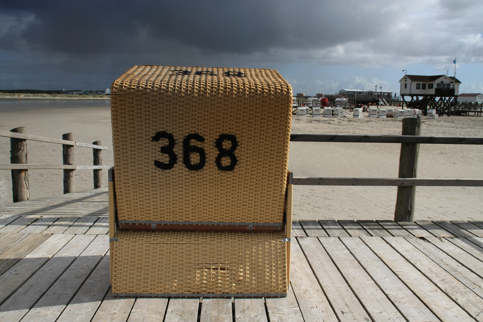 Strandkorb in St. Peter Ording