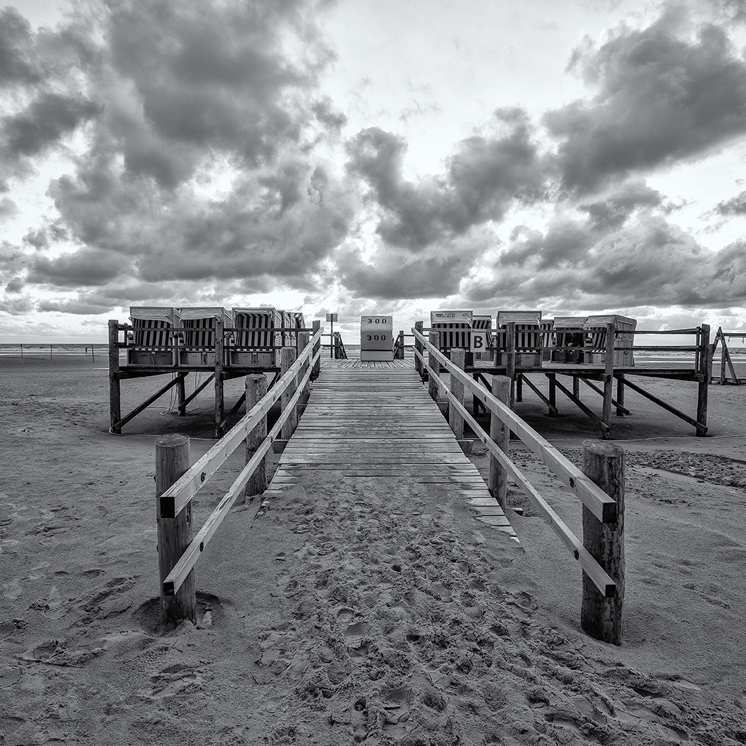 Strandkorb mit Ausblick